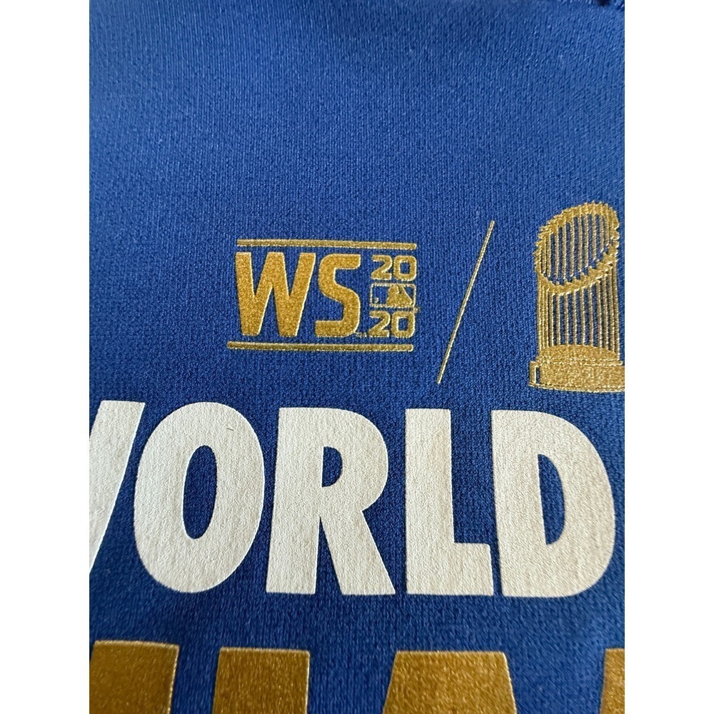 Nike Los Angeles Dodgers World Series Champs Hoodie Kids Size L - Picture 3 of 4